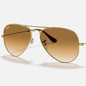 Ray-Ban RB3025 001/51 Arista Gold Light Brown Gradient Lenses